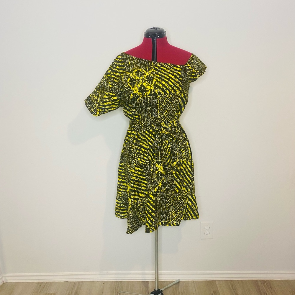 Ankara short gown for women